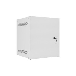 LANBERG RACKOVÁ SKRIŇA 10'' PRO MONTÁŽ NA STENU 6U/280X310 PRO VLASTNÚ MONTÁŽ S KOVOVÝMI DVERAMI ŠEDÁ
