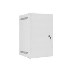 LANBERG RACKOVÁ SKRIŇA 10'' PRO MONTÁŽ NA STENU 9U/280X310 PRO VLASTNÚ MONTÁŽ S KOVOVÝMI DVERAMI ŠEDÁ