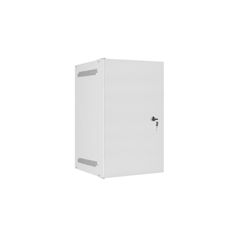 LANBERG RACKOVÁ SKRIŇA 10'' PRO MONTÁŽ NA STENU 9U/280X310 PRO VLASTNÚ MONTÁŽ S KOVOVÝMI DVERAMI ŠEDÁ