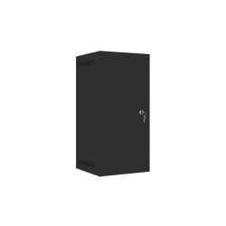 LANBERG RACKOVÁ SKRIŇA 10'' NÁSTENNÁ 12U/280X310 PRO VLASTNÚ MONTÁŽ S KOVOVÝMI DVERAMI ČIERNA-FLAT PACK