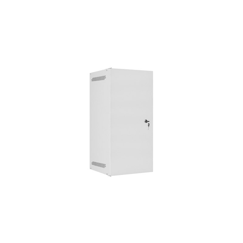 LANBERG RACKOVÁ SKRIŇA 10'' NÁSTENNÁ 12U/280X310 PRO VLASTNÚ MONTÁŽ S KOVOVÝMI DVERAMI ŠEDÁ-FLAT PACK