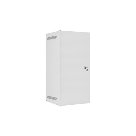 LANBERG RACKOVÁ SKRIŇA 10'' NÁSTENNÁ 12U/280X310 PRO VLASTNÚ MONTÁŽ S KOVOVÝMI DVERAMI ŠEDÁ-FLAT PACK