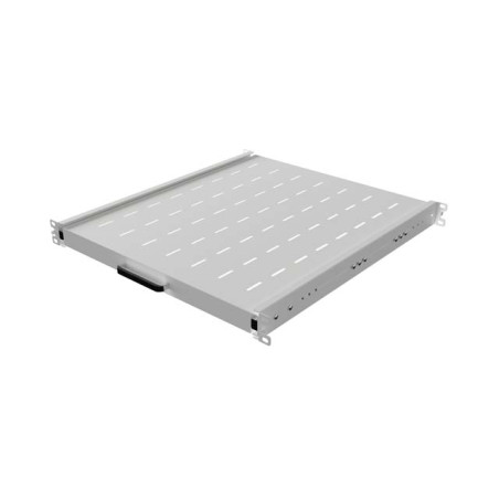 LANBERG POSUVNÁ POLICA PRO 19'' RACKOVÉ SKRINE 500MM ŠEDÁ (1U/445X500MM, NOSNOSŤ DO 35KG, 4PO