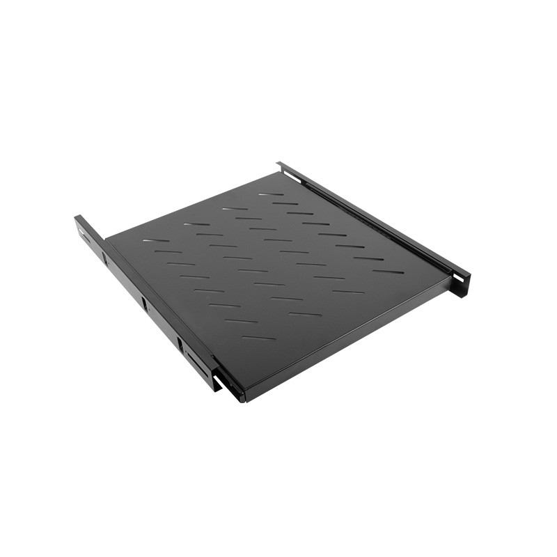 LANBERG 19'' POSUVNÁ POLICA 1U/463X550MM MAX. NOSNOSŤ DO 60 KG ČIERNA
