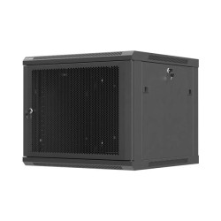 LANBERG NÁSTENNÁ INŠTALAČNÁ SKRIŇA 19'' 9U 600X600 ČIERNE PERFOROVANÉ DVERE (PLOCHÉ BALENIE)