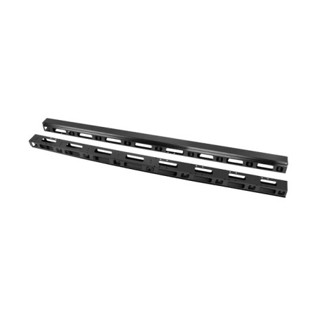 VERTIKÁLNY PANEL NA VEDENIE KÁBLOV 42U PRO 19'' VOĽNE STOJÚCE SKRINE 2KS ČIERNY LANBERG