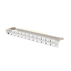 PATCH PANEL PRÁZDNÝ 48 PORTOV 1U 19'' FTP PRO MODULY KEYSTONE ŠEDÝ LANBERG