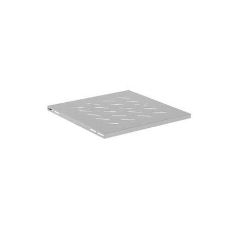 POLICA PRO 19'' SKRINE 600MM ŠEDÁ LANBERG (1U/480X475MM NOSNOSŤ DO 120KG, 4BODOVÁ MONTÁŽ)