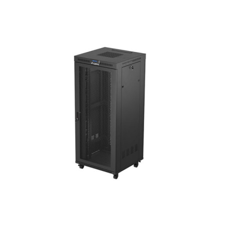 19'' VOĽNE STOJÚCA RACKOVÁ SKRIŇA 37U 800X800 ČIERNA LCD PERFOROVANÉ DVIERKA LANBERG (PLOCHÉ BALENIE)
