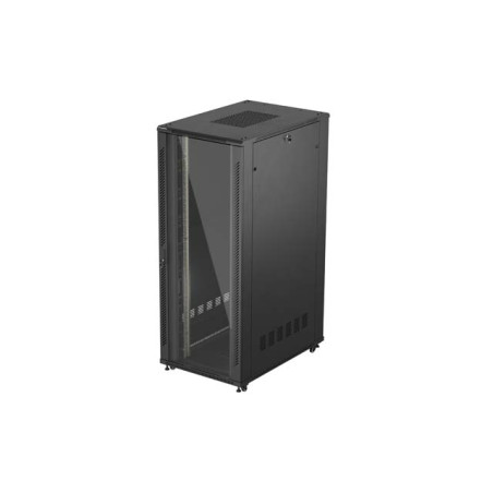 19'' VOĽNE STOJÚCA RACKOVÁ SKRIŇA 42U 800X1200 ČIERNE SKLENENÉ DVERE LANBERG (PLOCHÉ BALENIE)