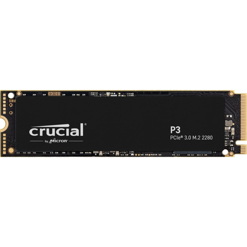Crucial P3/2TB/SSD/M.2 NVMe/Čierna/5R
