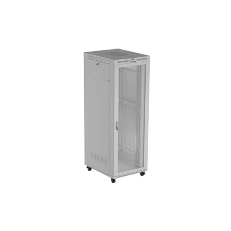 19'' VOĽNE STOJÚCA RACKOVÁ SKRIŇA 47U 800X1000 ŠEDÝ S PERFOROVANÝMI DVERAMI LANBERG (FLAT PACK) V2