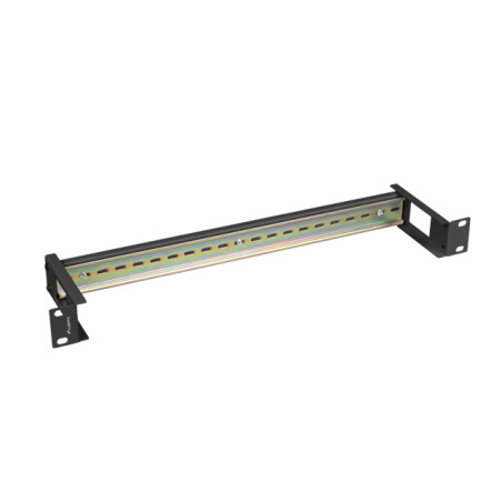 MONTÁŽNA LIŠTA DIN TS-35 19'' 1U ČIERNA LANBERG