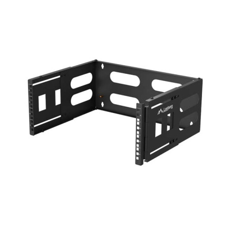 SKLADACÍ DRŽIAK PRO MONTÁŽ NA STENU 19'' 4U 497X400/240 ČIERNY LANBERG