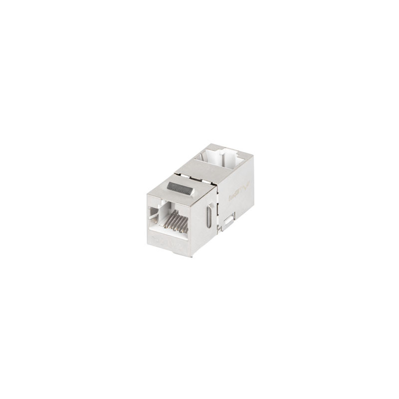 PRIECHODOVÝ KONEKTOR KEYSTONE RJ45-RJ45 CAT.6 FTP 90 LANBERG