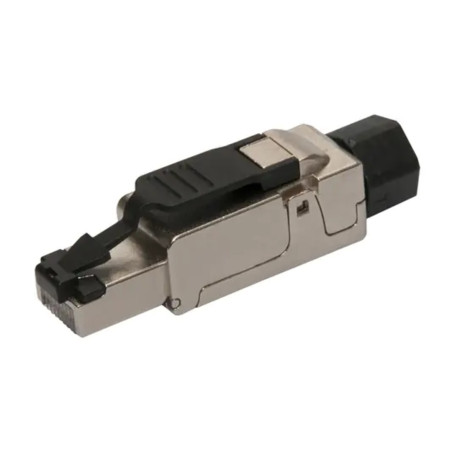 Konektor MPTL RJ45 CAT6A STP samorezný SXRJ45-6A-STP-BK-SA-N