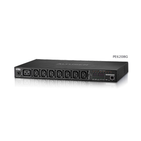 Aten PDU 16A, 8 zásuviek, merané na PDU, spínané IP
