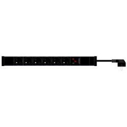 PDU Maxbert 7x230V,1U,19'', prepäťová ochrana