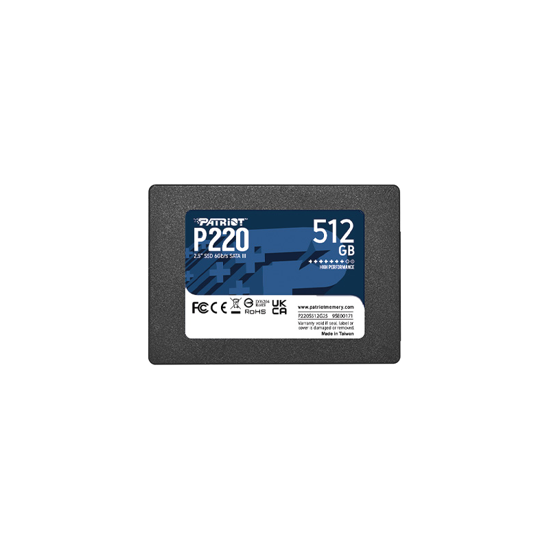 PATRIOT P220/512GB/SSD/2.5''/SATA/3R