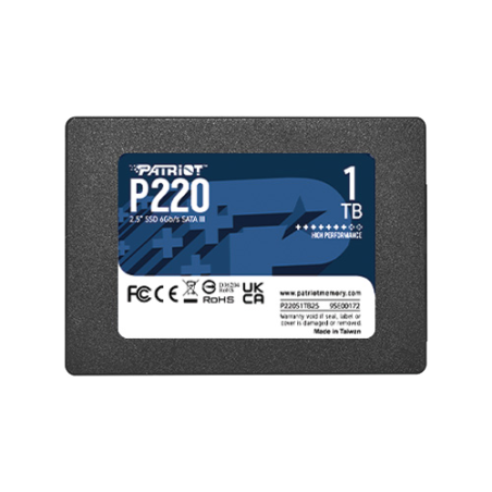 PATRIOT P220/1TB/SSD/2.5''/SATA/3R