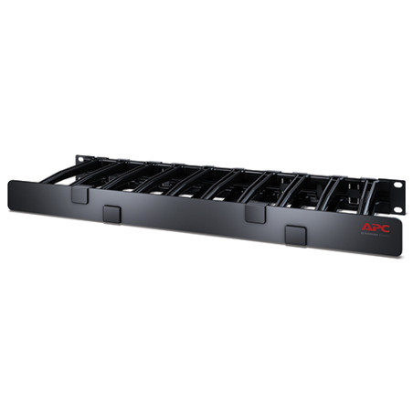 1U Horizontal Cable Manager, 6'' deep, Single-Sided