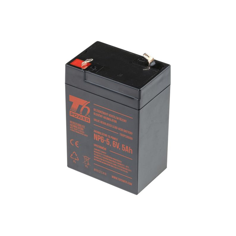 Akumulátor T6 Power NP6-5, 6V, 5Ah