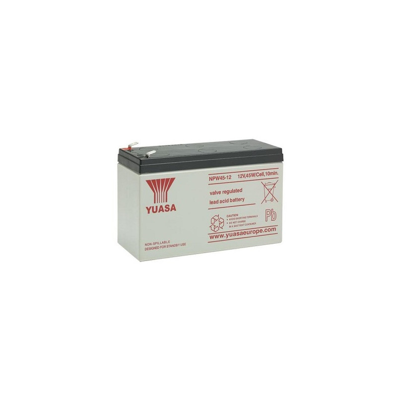 Batéria YUASA NPW45-12 (12V, 45W/čl., 9Ah, faston F2)