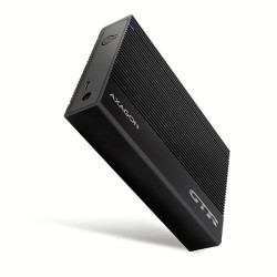 AXAGON EE35-GTR, USB-C 5Gbps - SATA 6G 3.5'' RIBBED box, čierny