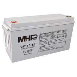 MHPower GE150-12 Gélový akumulátor 12V/150Ah