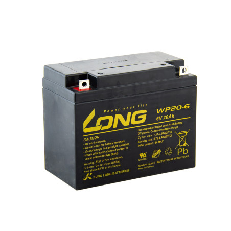 LONG batéria 6V 20Ah F3 (WP20-6)