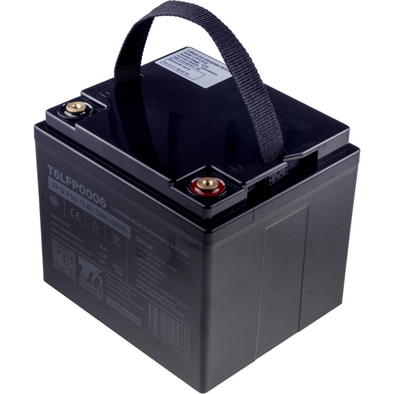 Batéria T6 Power LiFePO4, 12.8V, 50Ah, 640Wh, Bluetooth, T14