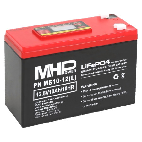 MHPower MS10-12(L) Lítium batéria LiFePO4 12V/10A