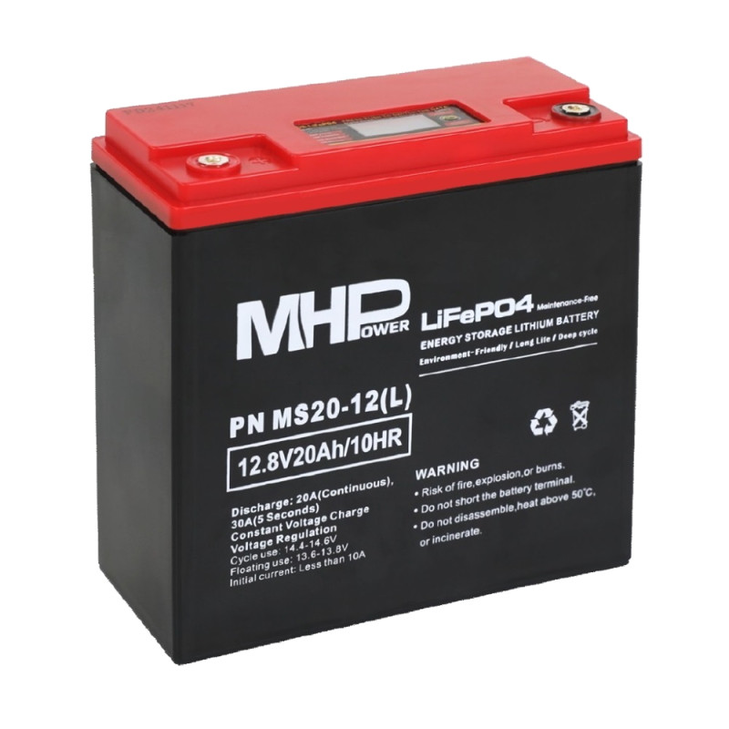 MHPower MS20-12(L) Lítium batéria LiFePO4 12V/20A