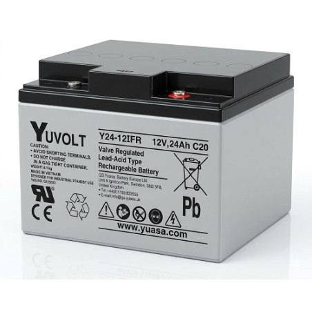Yuasa YUVOLT Y24-12FR VdS (12V, 24Ah, M5)