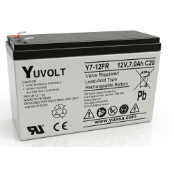 Yuasa YUVOLT Y7-12FR VdS (12V, 7Ah, F1)