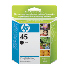 HP no. 45 - čierna ink. kazeta veľká, 51645A