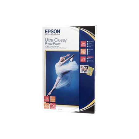 EPSON Ultra Glossy Photo Paper 10x15,300g (20listov)