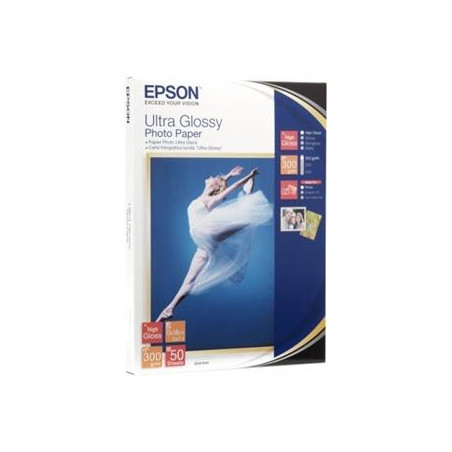 EPSON Ultra Glossy Photo Paper 10x15,300g (50listov)