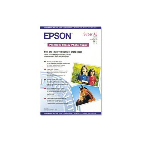 Prem.Glossy Photo Paper, DIN A3+, 255g/m2, 20listu