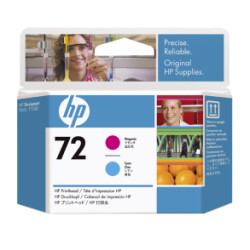HP no 72 - purpurová a azúrová tlač. hlava, C9383A