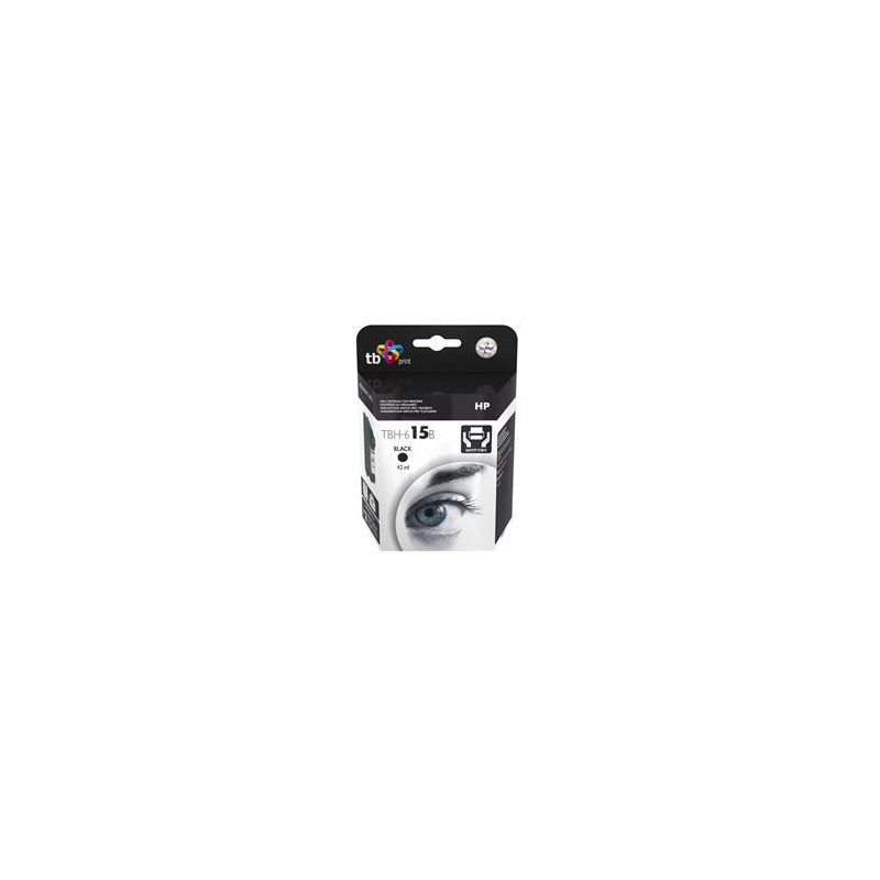 Ink. kazeta TB kompat. s HP C6615DE (No.15) Black