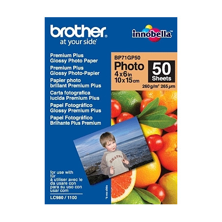 BP71GP50, 50 listov, 10x15cm Premium Glossy, 260g
