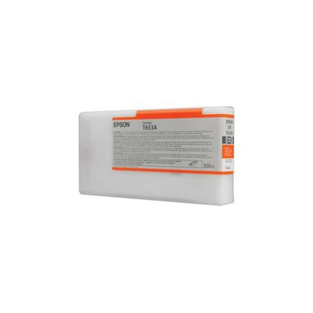 Epson T653 Orange Ink Cartridge (200ml)