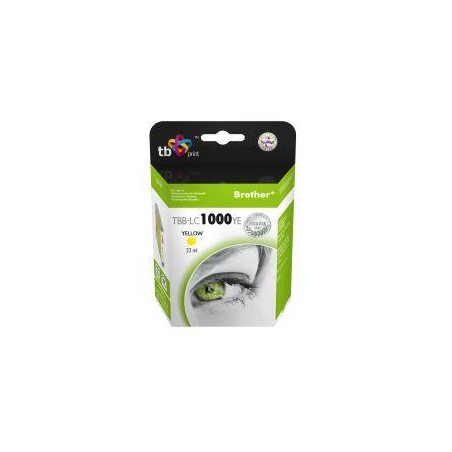 Ink. kazeta TB kompat. s Brother LC1000Y 100% N