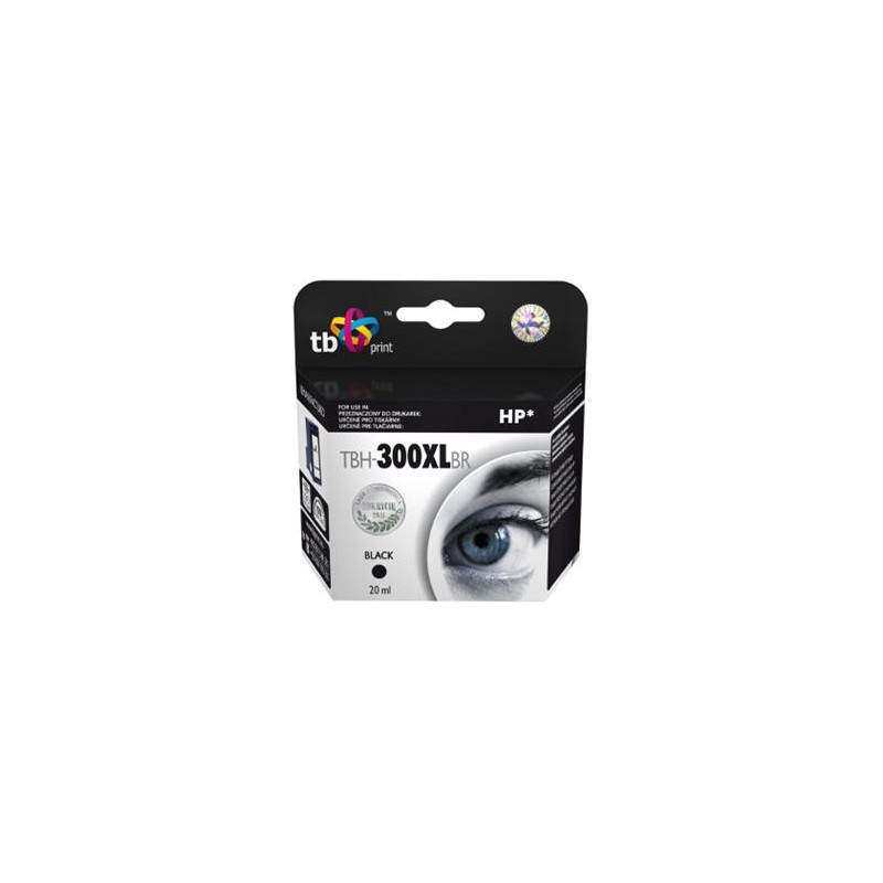 Ink. kazeta TB kompat. s HP CC641EE (No.300XL) Bk