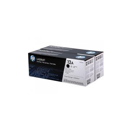 HP tlačová kazeta čierna,2-pack Q2612AD