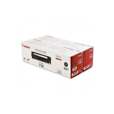 Canon toner CRG-718BK, čierny - 2 pack