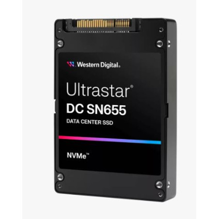 WD Ultrastar SN655/7,68TB/SSD/U 3.15/Čierna/5R