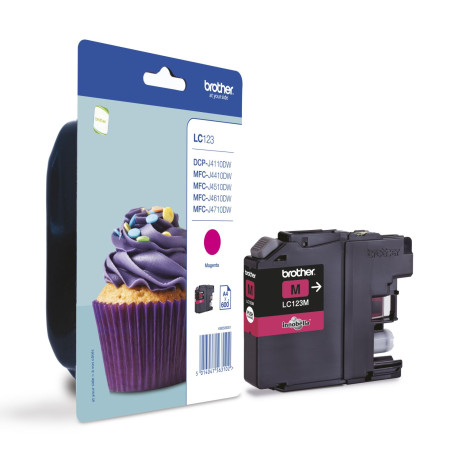 LC-123M (atrament magenta, 600 str.)