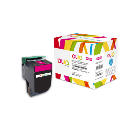 OWA Armor toner kompatibilný s Lexmark C544X2MG, 4000st, červená/magenta